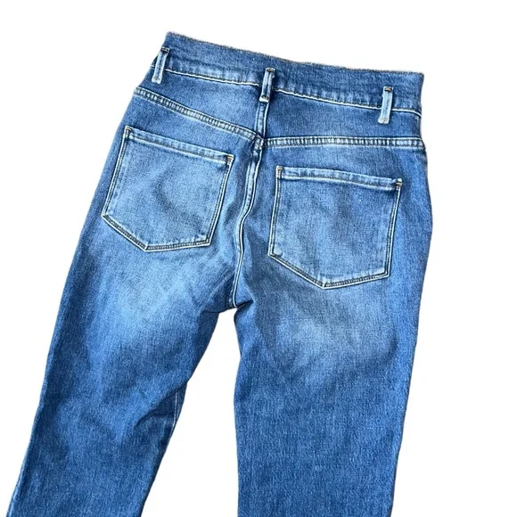 FRAME Le Slender Straight Leg Jeans Thistle Wash Women's Size 25 - Picture 4 of 6
